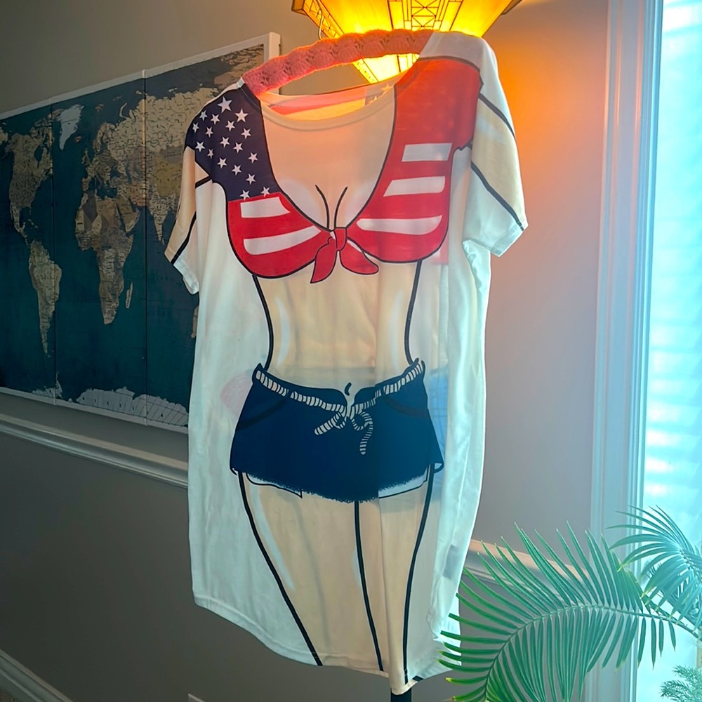 Great condition funny swimsuit cover up